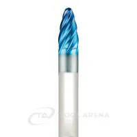 92.7534.0802 Фреза концевая с твердосплавным стволом, угловым радиусом D8x26,8x110x12xZ6 DEEP BLUE Helion