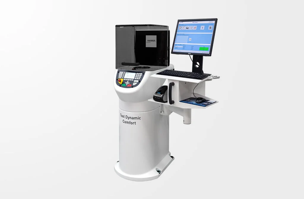 HAIMER Tool Dynamic TD Comfort с компьютером и монитором на станине