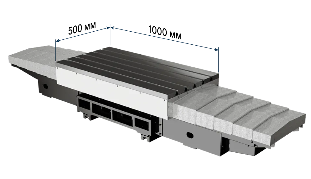 Размеры стола VMC850II