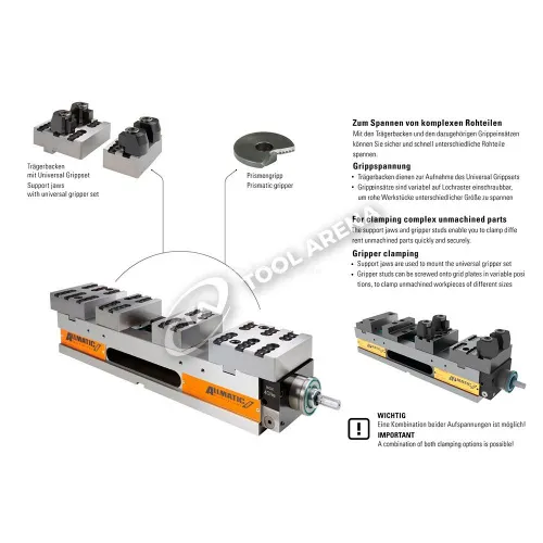 Тиски станочные двухместные, DUO-PLUS-125 фото