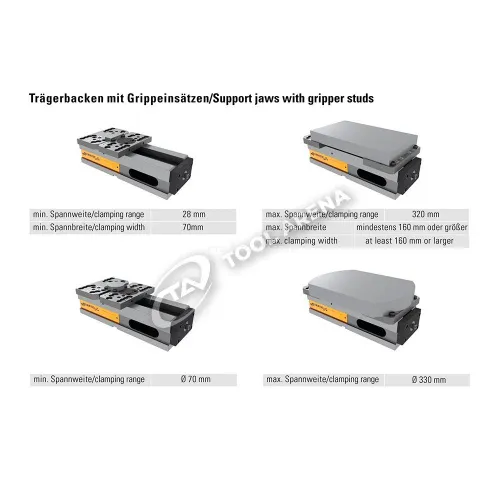 Тиски прецизионные станочные, TITAN SC 125 фото