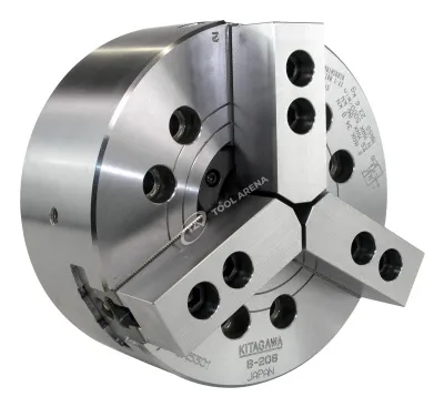 B-208A6 3х кулачковый высокоскоростной патрон с открытым центром Kitagawa фото