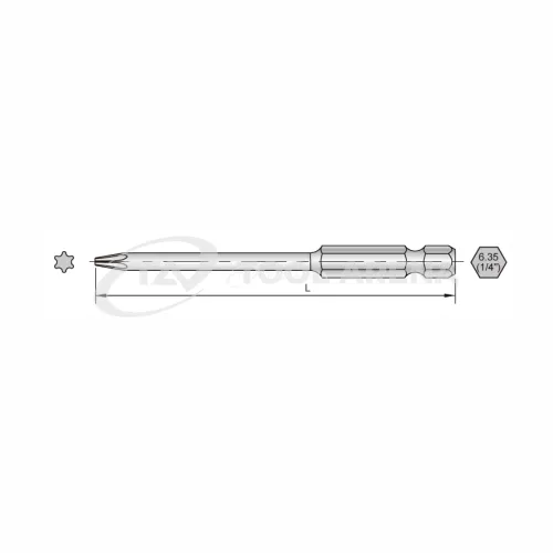 0-TPK-B02-8IP-75 Sloky 75mm биты TORX PLUS®