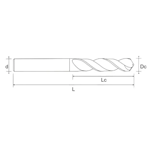 11.1360.1350 Сверло из быстрорежущей стали DIN1897 D13,5 TIN UP Helion фото