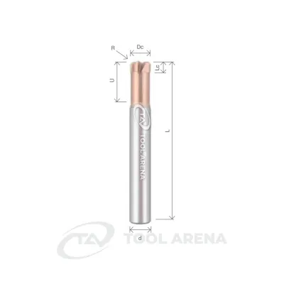 T-SEM4120X-R3.0 Фреза твердосплавная D12R3x6x83x12xZ4 ALTISIN ARRALBE фото