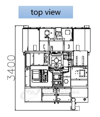 VMC600II вертикально-фрезерный обрабатывающий центр с ЧПУ