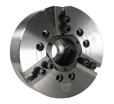 B-212A8 3х кулачковый высокоскоростной патрон с открытым центром Kitagawa фото