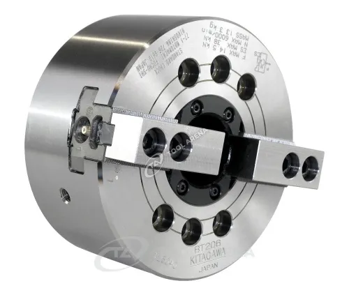BT206 3х кулачковый высокоскоростной патрон с открытым центром Kitagawa фото