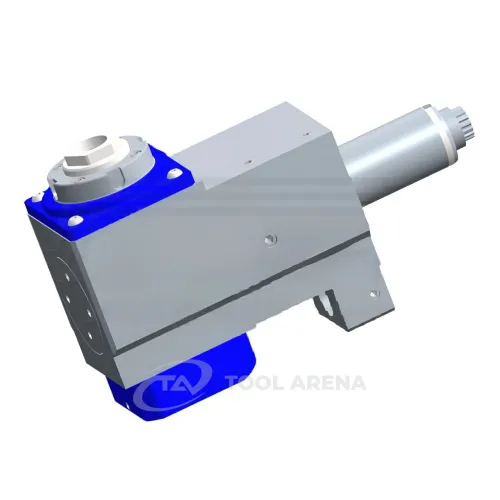 3.200.701 Блок приводной, угловой, хвостовик VDI 30 (DIN 5480), цанговый патрон ER25A, PRECI-FLEX, правосторонний, внешняя и центральная подача СОЖ, EPPINGER фото