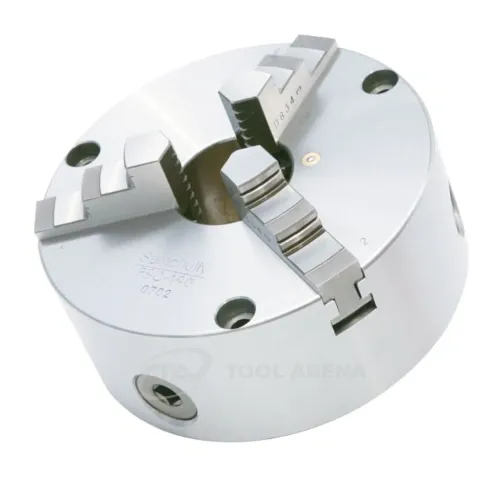 FSC-310 (12'') Ручной 3х кулачковый самоцентрирующийся патрон, закалённые кулачки, крепление с лицевой стороны Samchully фото