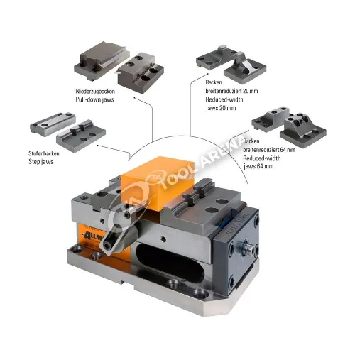 Тиски прецизионные станочные, T-Rex-125 фото