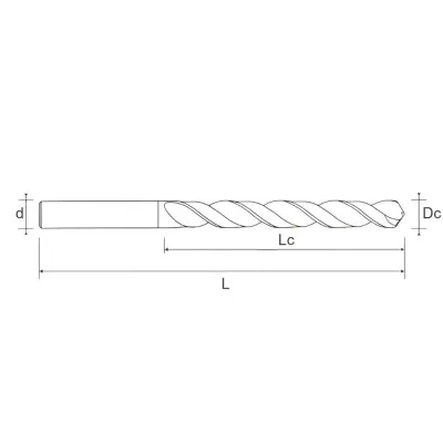 11.2360.1400 Сверло из быстрорежущей стали DIN338 D14 TIN UP Helion фото