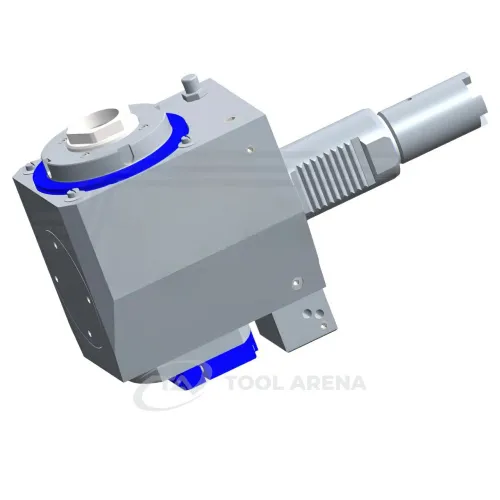 4.201.275 Блок приводной, угловой, хвостовик VDI 40 (HAAS), цанговый патрон ER32A, PRECI-FLEX, левосторонний, внешняя и центральная подача СОЖ, EPPINGER фото