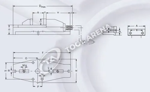 Тиски станочные прецизионные, тип UH, 14612 фото