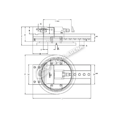 Тиски станочные прецизионные, тип SP.81 14-SP81-200 Маск фото