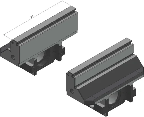 Сменные гладкие губки Makro-Grip 77 мм фото