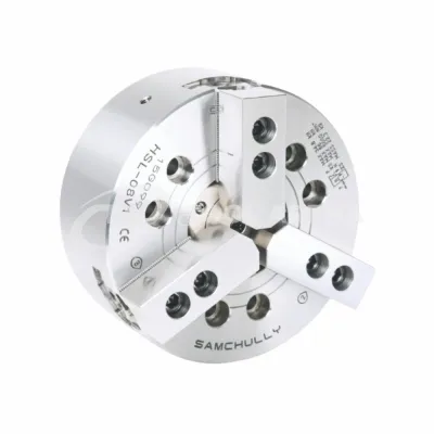 HSL-12 3х-кулачковый высокоскоростной патрон с открытым центром и большой длиной хода Samchully фото