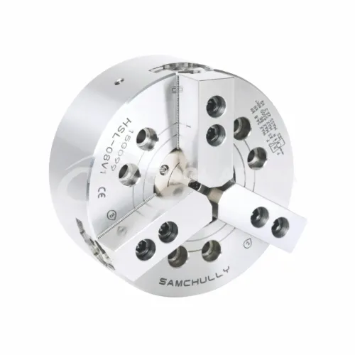 HSL-08 3х-кулачковый высокоскоростной патрон с открытым центром и большой длиной хода Samchully фото