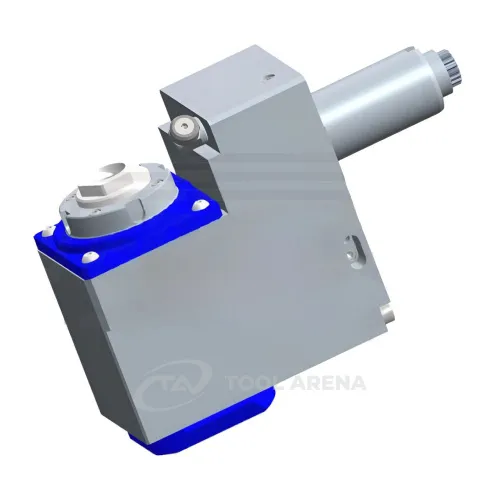 9.501.264 Блок приводной, угловой, хвостовик VDI 30 (DIN 5480), укороченный цанговый патрон ER25A, PRECI-FLEX, правосторонний, внешняя подача СОЖ, EPPINGER фото