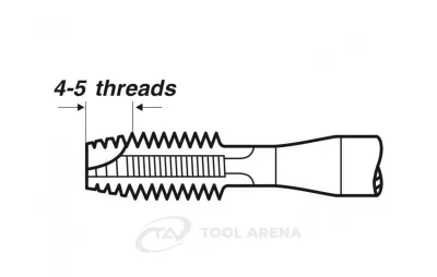 V-71538 Метчик машинный BSW1" x 8 DIN 376, HSS-E без покрытия, форма B, VÖLKEL фото