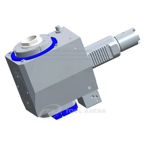 4.201.330 Блок приводной, угловой, хвостовик VDI 40 (HAAS), цанговый патрон ER32A, PRECI-FLEX, левосторонний, внешняя и центральная подача СОЖ, EPPINGER фото