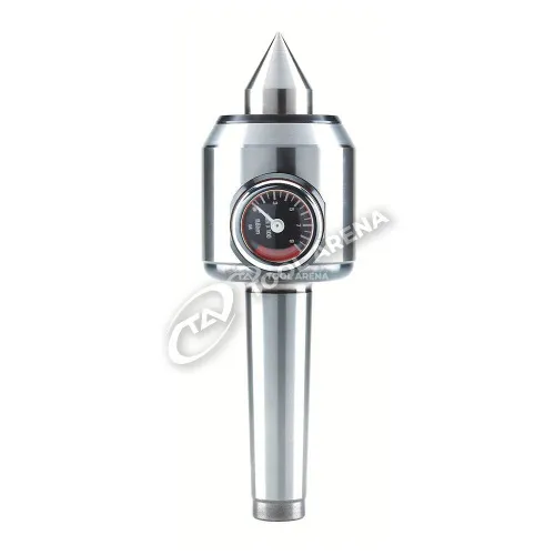 60915 Центр вращающийся, конус Морзе 3, тип 652 AC с индикатором давления и компенсацией по длине RÖHM фото