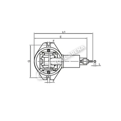 Тиски станочные 3-х осевые, тип MSK3 ZE-MSK3-135 Маск фото