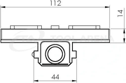 Базовые губки LANG Profilo 77, 112 мм фото