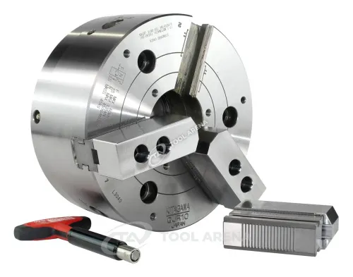 QJR10-00 3х кулачковый высокоскоростной патрон с открытым центром Kitagawa фото