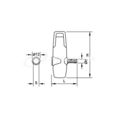 0-TPK-H01-B Sloky универсальная рукоятка