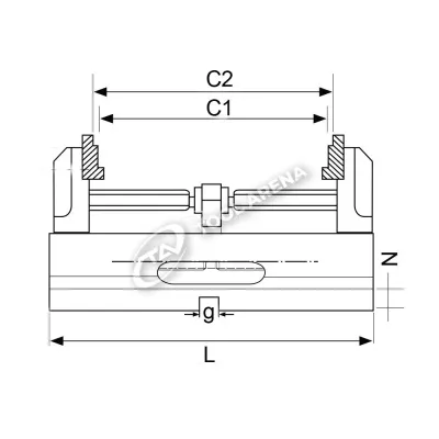 Тиски самоцентрирующиеся, тип ZSM2-130 ZE-ZSM2-130 Маск фото