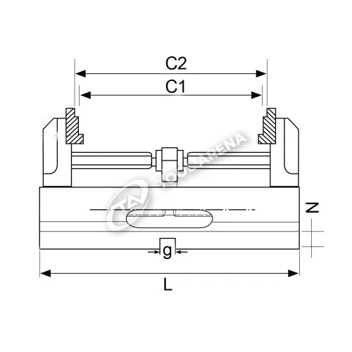 Тиски самоцентрирующиеся, тип ZSM2-130 ZE-ZSM2-130 Маск фото