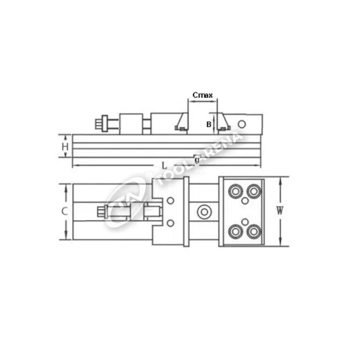 Тиски станочные прецизионные, тип CVC ZE-SVC-150/200 Маск фото