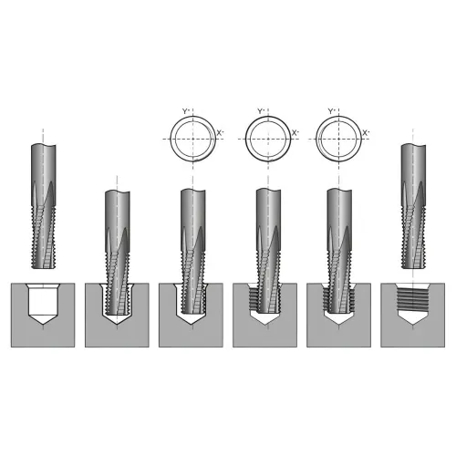 4991M10150 Твердосплавная резьбофреза R9º 2XD D8 MF12 RACER Helion фото