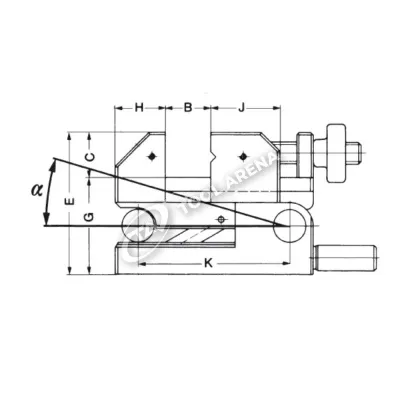 Тиски высокоточные, синусные, тип PS-SH, 370780 фото