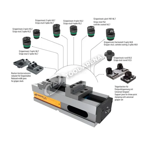 Тиски прецизионные станочные, TITAN SC 125 фото