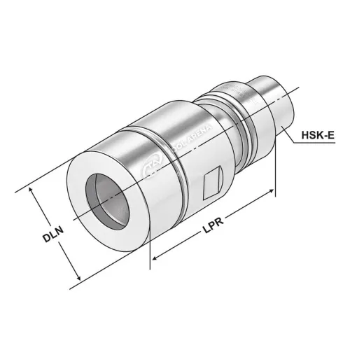 Патрон цанговый прецизионный HSK50-2/20-70 ER32 ISO 15488 (DIN69893) Форма E E50.P2.20.070 фото