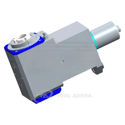 7.072.520 Блок приводной, угловой, хвостовик QUICK TURN NEXUS 300/350, цанговый патрон ER40A, PRECI-FLEX, правосторонний, внешняя и центральная подача СОЖ, EPPINGER фото