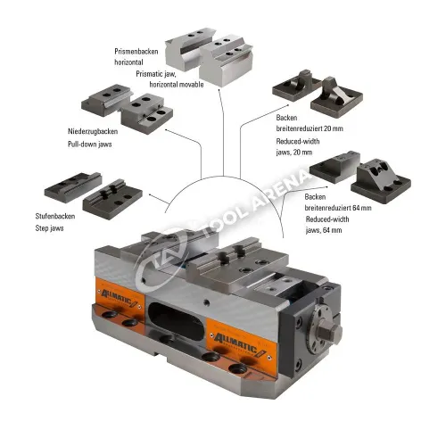 Тиски прецизионные станочные, самоцентрирующиеся, CentroGripp 125 фото