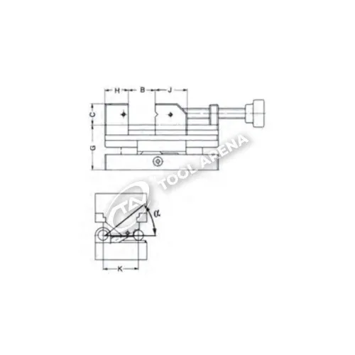 Тиски высокоточные, синусные, тип PS-SL, 370781 фото