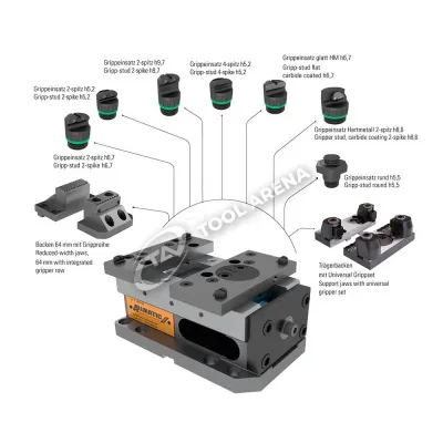 Тиски прецизионные станочные, T-Rex-125 фото
