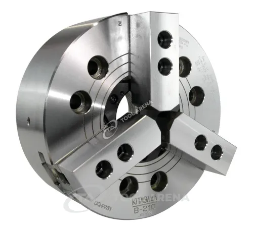 B-210 3х кулачковый высокоскоростной патрон с открытым центром Kitagawa фото