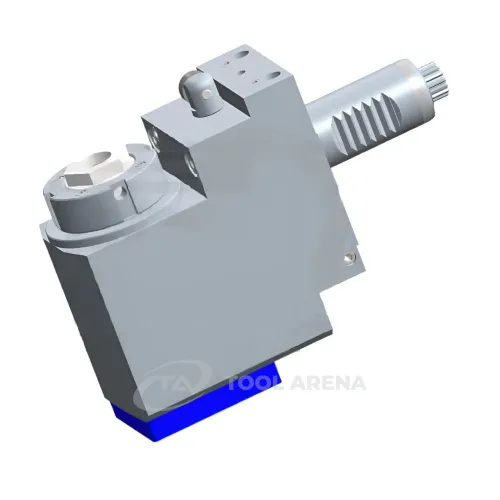 9.245.229 Блок приводной, угловой, хвостовик VDI 25 (DIN 5480), укороченный цанговый патрон ER20A, PRECI-FLEX, левосторонний/правосторонний, внешняя подача СОЖ, EPPINGER фото