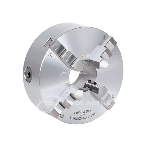 SF-273 (10'') Ручной 4х кулачковый самоцентрирующийся патрон, закалённые кулачки Samchully фото