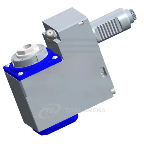 9.500.264 Блок приводной, угловой, хвостовик VDI 30 (DIN 5480), укороченный цанговый патрон ER25A, PRECI-FLEX, левосторонний, внешняя подача СОЖ, EPPINGER фото