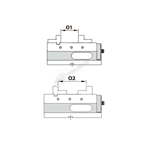 Тиски прецизионные для 5-ти осевой обработки AEX 125G KS20200 фото