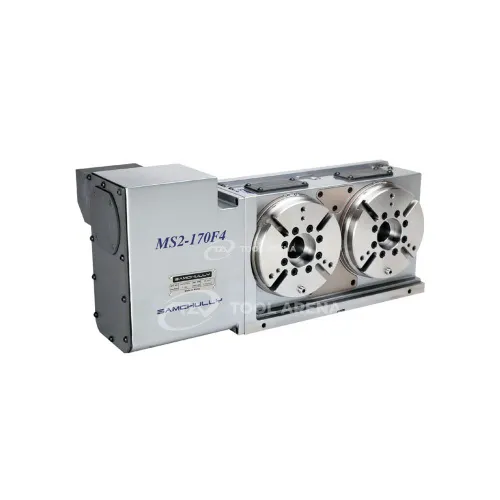 4-я ось, программно управляемый поворотный стол, 2-х шпиндельный MS2-170LF4 фото