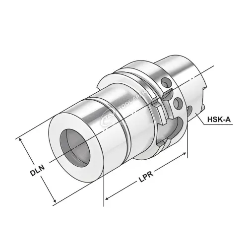 Патрон цанговый прецизионный HSK63-2/20-100 ER32 ISO 15488 (DIN69893) Форма A A63.P2.20.100 фото