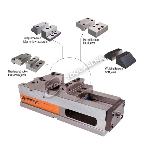 Тиски прецизионные станочные, TITAN SC 125 фото