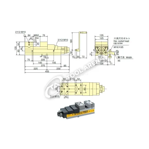 Тиски прецизионные VE125N-15 фото